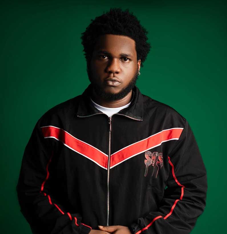 ar SOS Black and Red Trim Tracksuit - Image 1