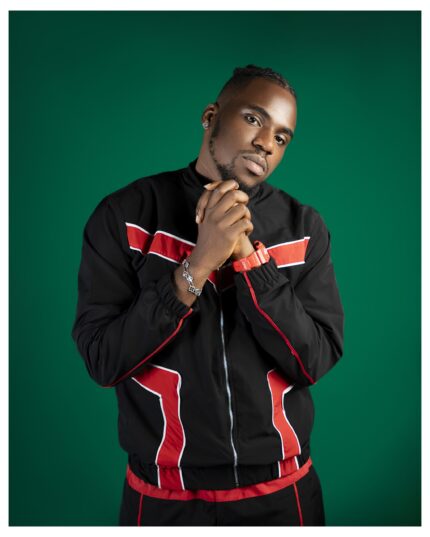 SOS Black and Red Trim Tracksuit