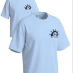 Light Blue Street of Steeze Heritage Logo Tee